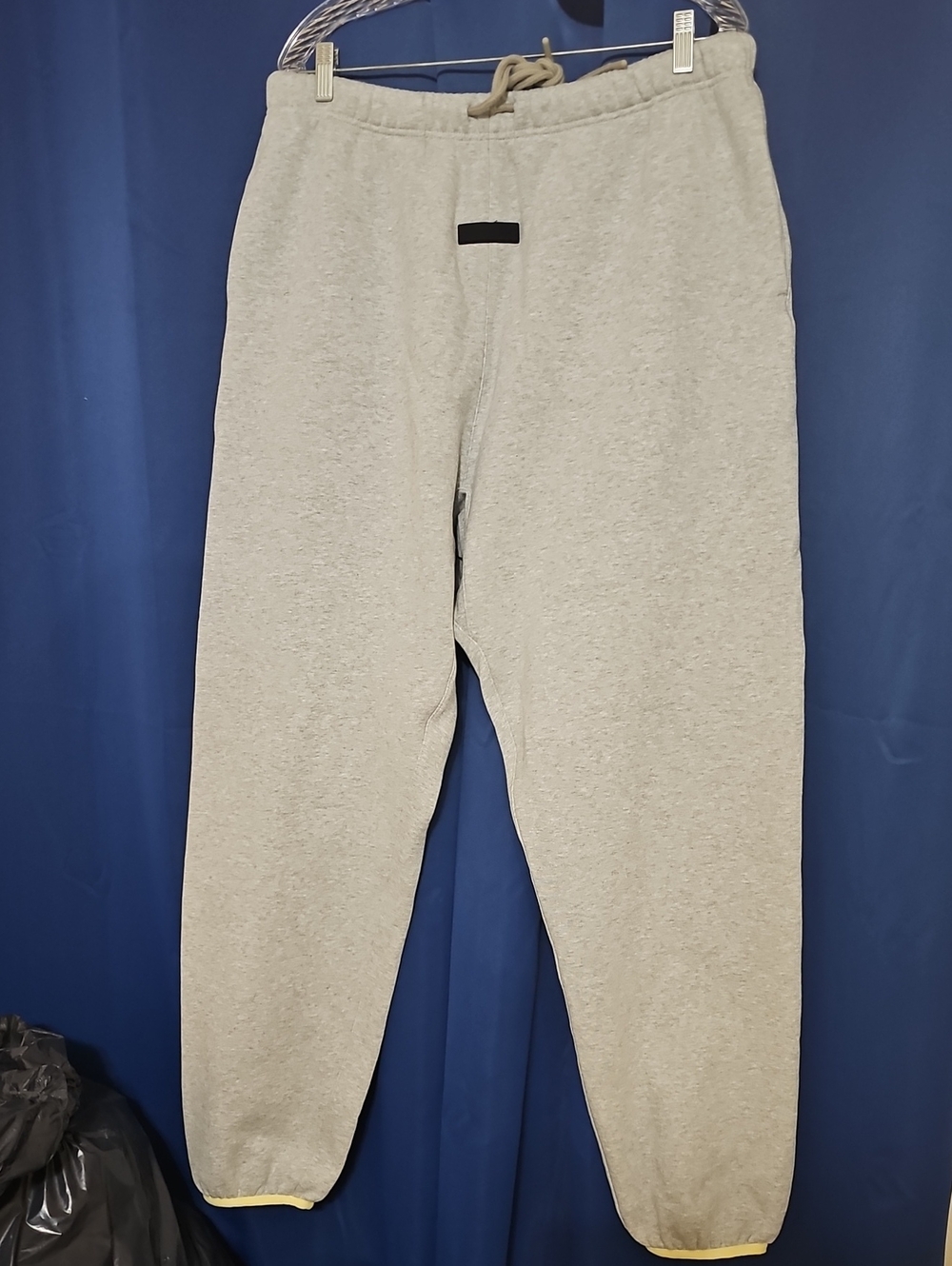 Fear of God Gray Drawstring Sweatpants with Elastic Cuffs